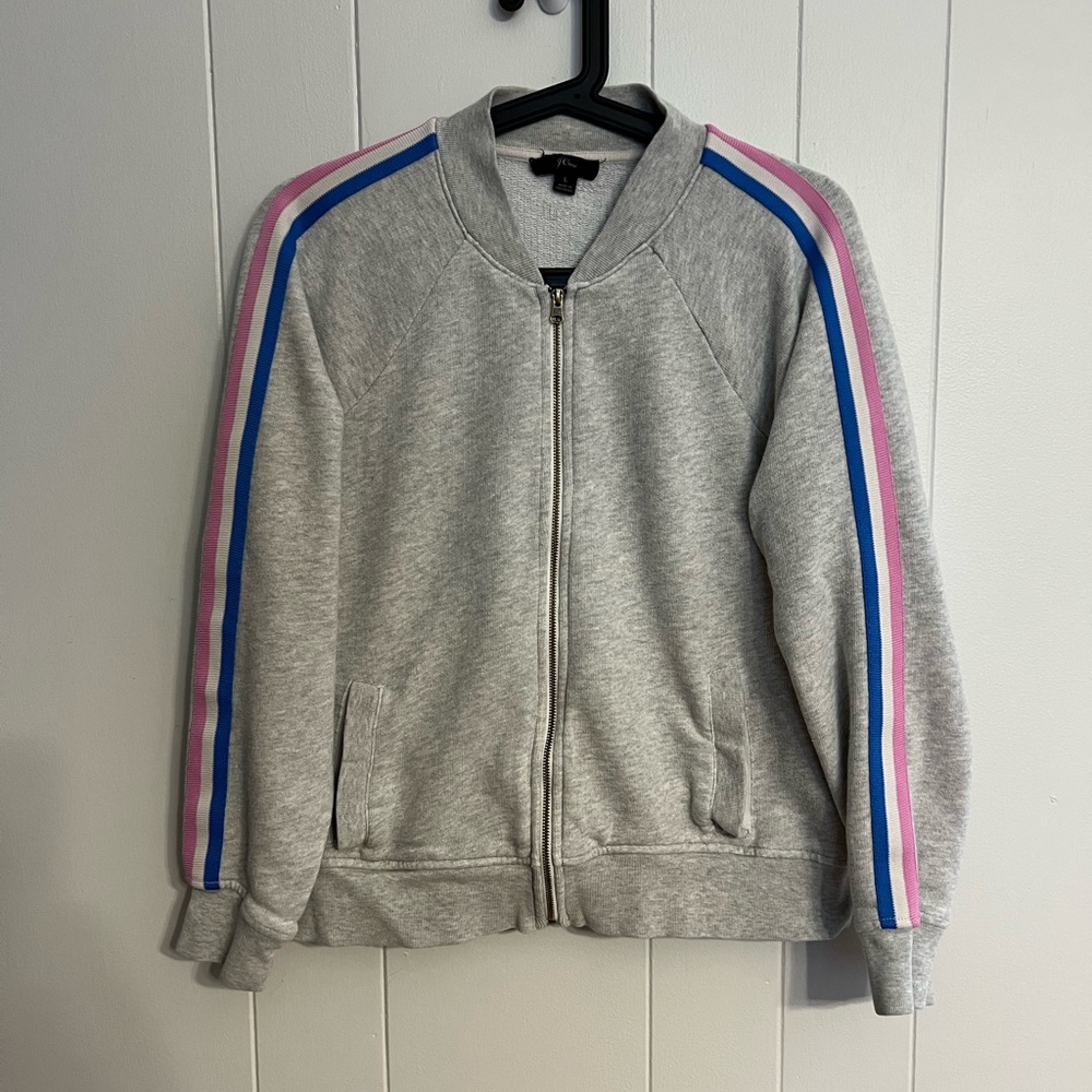 J.Crew full zip sweatshirt size‎ L